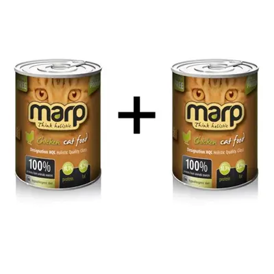 Marp Holistic Marp Chicken konzerva pro kočky s kuřecím 400g exp 02/2025 1+1 ZDARMA