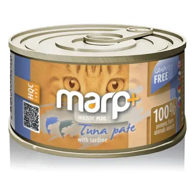 Marp Holistic Plus konzerva pro kočky – Tuňákové paté se sardinkami 70g