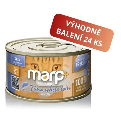 Marp Holistic Plus konzerva pro kočky – Tuňákové filety ve vývaru 24x70g