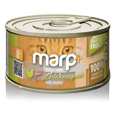 Marp Holistic Plus konzerva pro kočky – Kuřecí paté s krevetami 70g