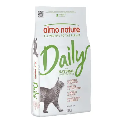 Almo Nature Daily s kuřetem a krůtou 12kg roztržený pytel SLEVA 20%