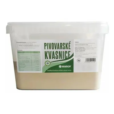 Pivovarské kvasnice sypké Mikrop 2 kg