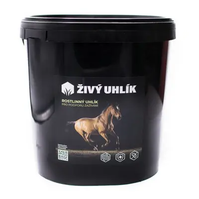 Uhlí pro podporu zažívání Živý uhlík, 11l (1,6kg)