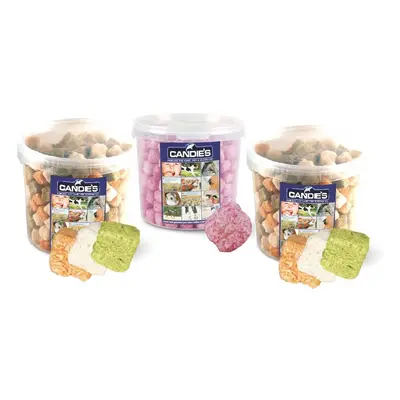 SET 3X Pamlsky pro koně Candies kyblík 6l