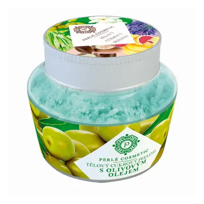 Perlé Cosmetic Cukrový peeling s olivovým olejem 200g (Perlé Cosmetic Cukrový peeling s olivovým