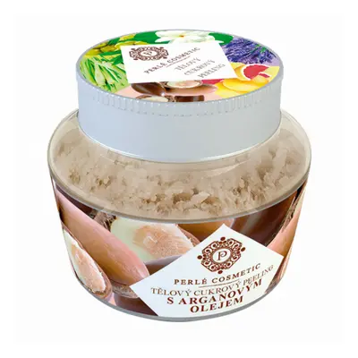 Perlé Cosmetic Cukrový peeling s arganovým olejem 200g (Perlé Cosmetic Cukrový peeling s arganov