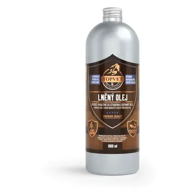 TOPVET Lněný olej 1000ml (TOPVET Lněný olej 1000ml)