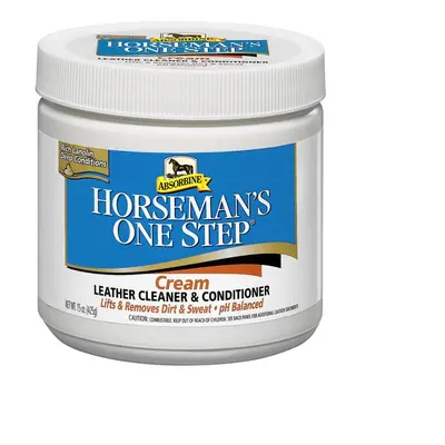 Horseman´s One Step cream - Čistící balzám na kožené výrobky, balení 425 g (Absorbine Horsemans 