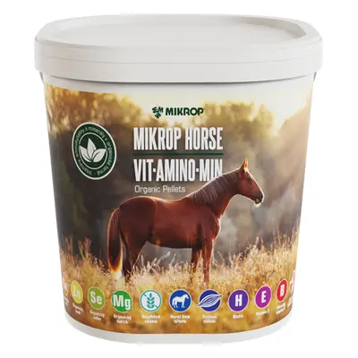 MIKROP® HORSE granulovaná minerálka VIT.AMINO.MIN organická 6,5 kg (Prémiové organické vitamíny 