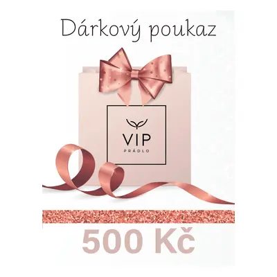 Dárková poukázka - hodnota pět set korun českých