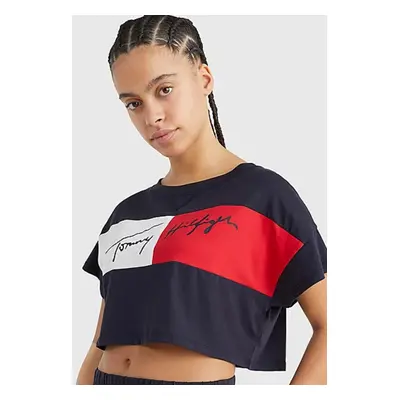 Dámský crop top Tommy Hilfiger UW0UW03467