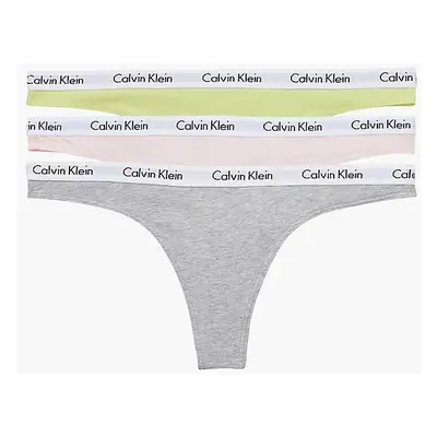 Dámská tanga Calvin Klein QD3587 3PACK 13X