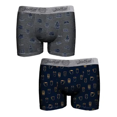 Pánské boxerky John Frank JF2BEF24 2Pack