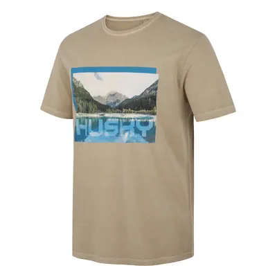 Husky Tee Lake pánské bavlněné tričko beige