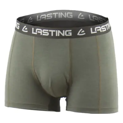 Lasting Nomo pánské merino boxerky khaki