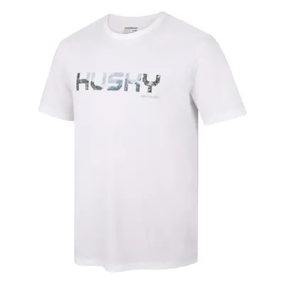 Husky Tee Wild pánské bavlněné tričko white