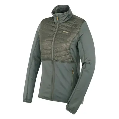 Husky Airy dámská mikina na zip dark grey green