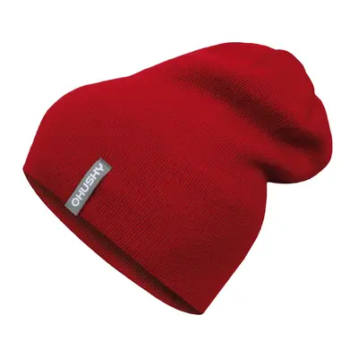 Husky Merhat 2 pánská merino čepice červená