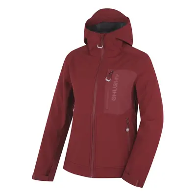 Husky Samai dámská softshell bunda bordo