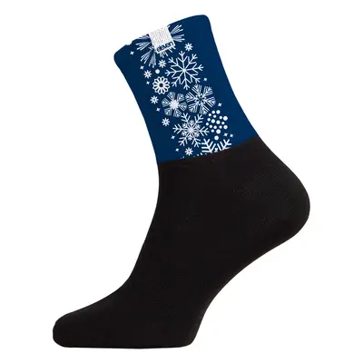 Ponožky Eleven Cuba Snowflakes Blue