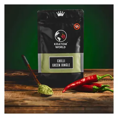 Kratom World PREMIUM CHILLI GREEN JUNGLE 1kg