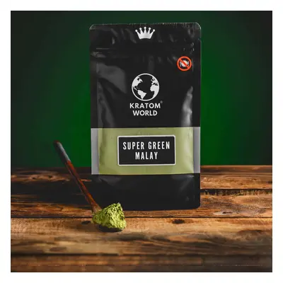 Kratom World SUPER GREEN MALAY KRATOM 100g