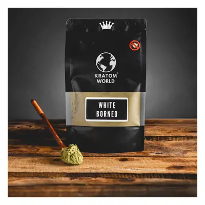 Kratom World WHITE BORNEO KRATOM 500g