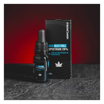 Kratom World CBD Olej Full Spectrum 20% 10ml