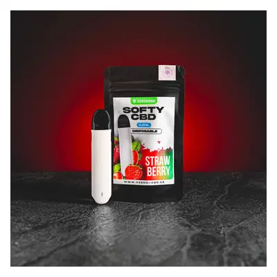 Kratom World Jednorázové CBD Softy Vape 0,5ml STRAWBERRY