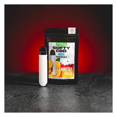 Kratom World Jednorázové CBD Softy Vape 0,5ml AMNESIA HAZE