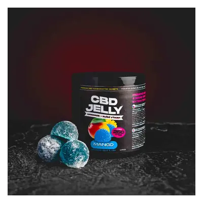 Kratom World CBD Jelly 250mg MODRÉ MANGO