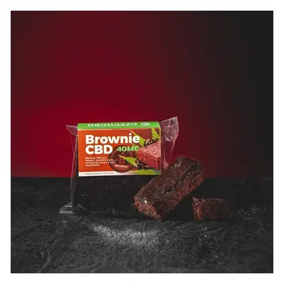 Kratom World CBD Brownie 40mg Bezlepkové 1ks 80g