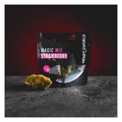 Kratom World Magic Mix Květy Strawberry 5g