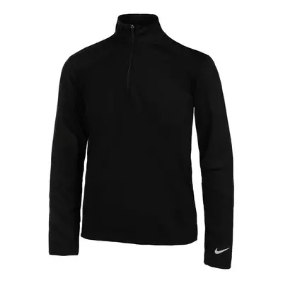 Dri-Fit UV Half-Zip Essential S Dlouhým Rukávem Chlapci - Černá