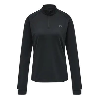 Half-Zip S Dlouhým Rukávem Dámy - Černá