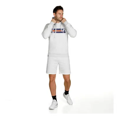 Retro Stripe Block Hoody Muži - Světle Šedá, Vícebarevné