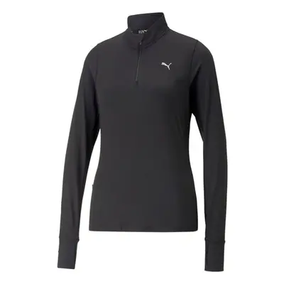 Run Favorite 1/4 Zip Běžecký Top Dámy - Černá