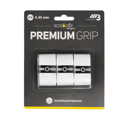 Premium Grip 3ks V Baleni - Bílá