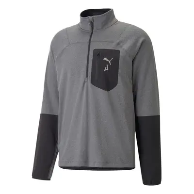 Seasons Raincell Half-Zip Běžecký Top Muži - Šedá, Černá