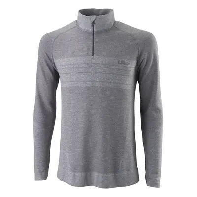 Seamless 1/4 Zip S Dlouhým Rukávem Muži - Šedá