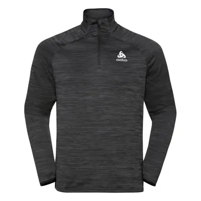 Run Easy Warm Midlayer 1/2 Zip S Dlouhým Rukávem Muži - Tmavě Šedá