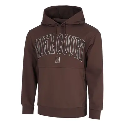 Court Dri-Fit Fleece Heritage Hoody Muži - Hnědá