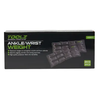 Wrist/Ankle Weight 2kg - 2pcs Manžety Se Závažím - Černá