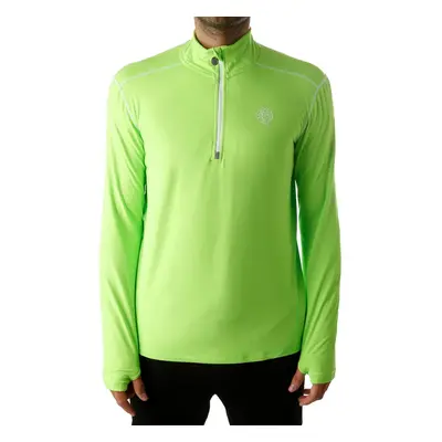 Zac Tech Half Zip S Dlouhým Rukávem Muži - Neonově Zelená, Bílá