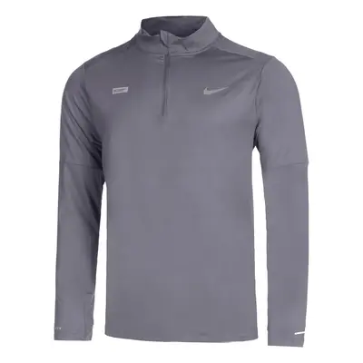 Dri-Fit Element Flash Half-Zip Běžecké Tričko Muži - Šedá