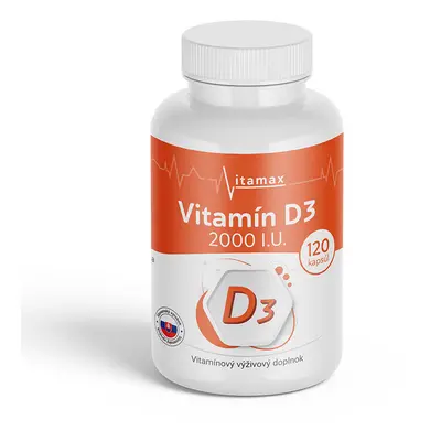 Vitamax Vitamín D3 2000 I.U. mg: 120 tablet