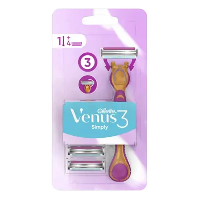 Gillette Simply Venus 3 - 4 ks hlavic