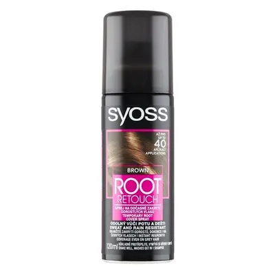 SYOSS Root Retoucher hnědý sprej na odrosty 120 ml