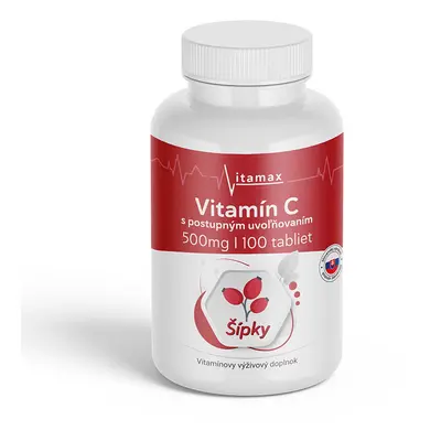 Vitamax Vitamin C 500 mg - Šípek s prodlouženým účinkem mg: 500 mg I 100 tablet