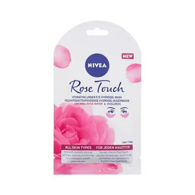 Nivea Rose Touch 10minutová hydratační maska pod oči 1 pár